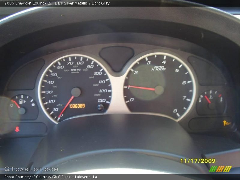 Dark Silver Metallic / Light Gray 2006 Chevrolet Equinox LS