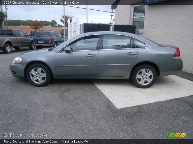 Dark Silver Metallic / Gray 2007 Chevrolet Impala LS
