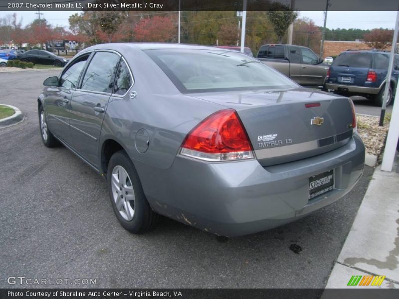 Dark Silver Metallic / Gray 2007 Chevrolet Impala LS