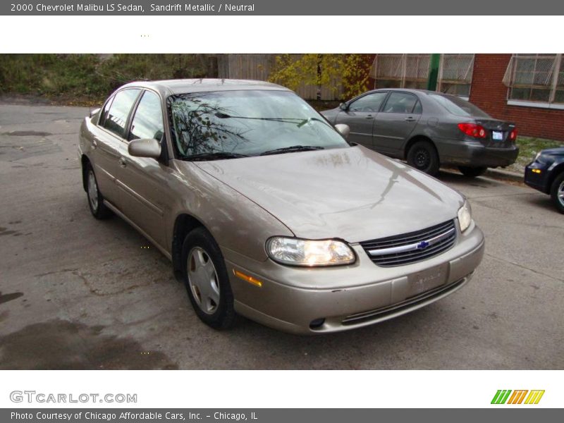 Sandrift Metallic / Neutral 2000 Chevrolet Malibu LS Sedan
