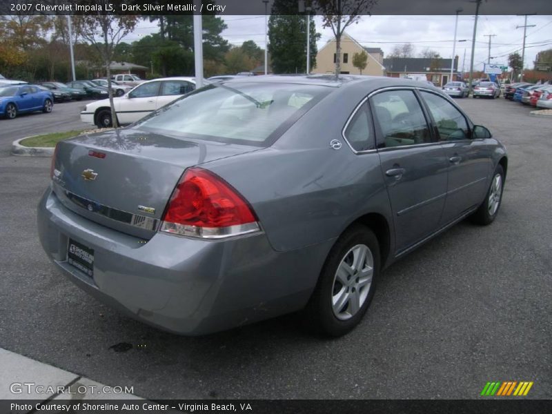 Dark Silver Metallic / Gray 2007 Chevrolet Impala LS
