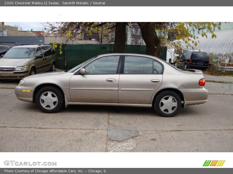 Sandrift Metallic / Neutral 2000 Chevrolet Malibu LS Sedan