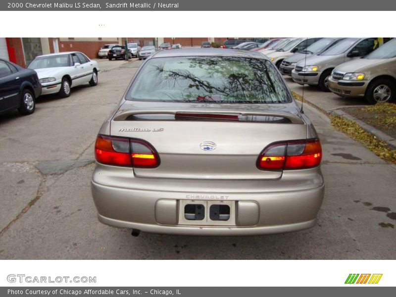 Sandrift Metallic / Neutral 2000 Chevrolet Malibu LS Sedan