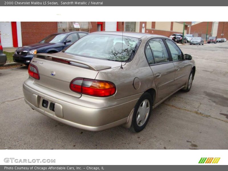 Sandrift Metallic / Neutral 2000 Chevrolet Malibu LS Sedan