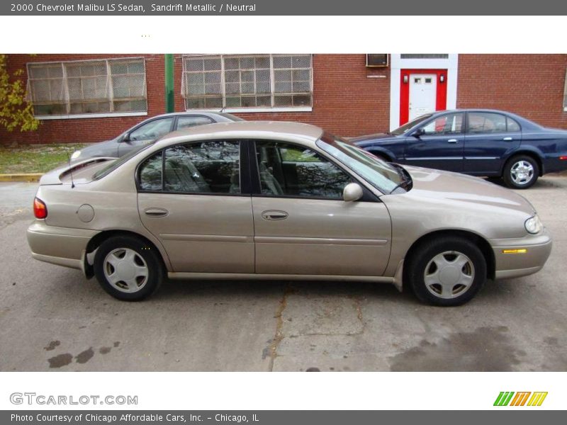 Sandrift Metallic / Neutral 2000 Chevrolet Malibu LS Sedan
