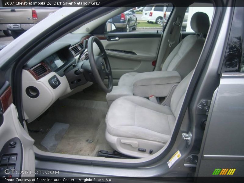 Dark Silver Metallic / Gray 2007 Chevrolet Impala LS