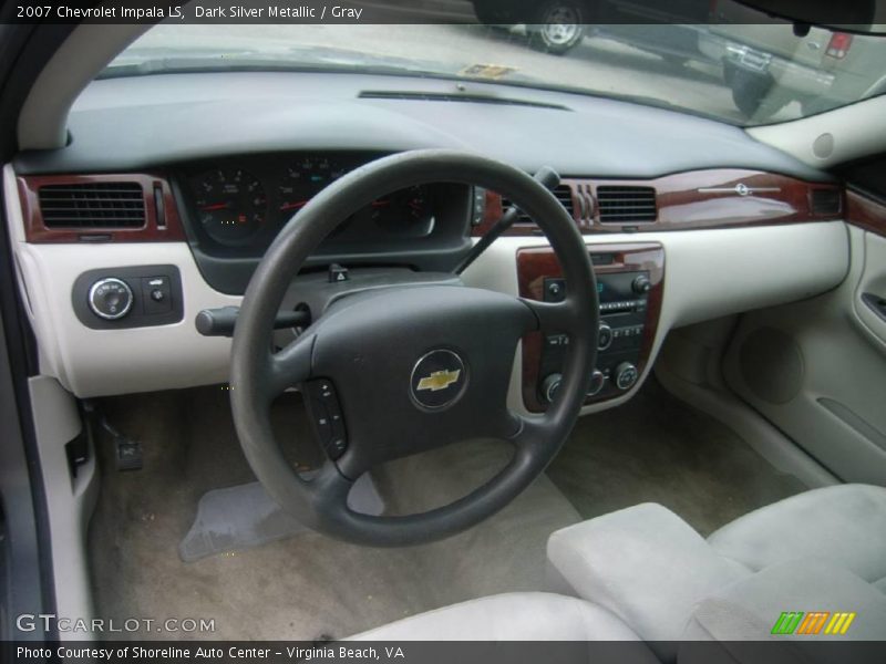 Dark Silver Metallic / Gray 2007 Chevrolet Impala LS