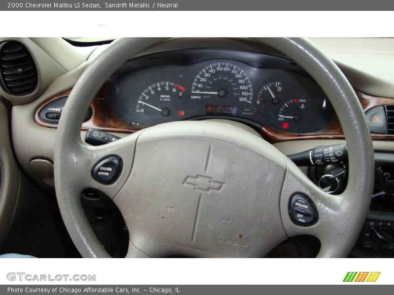 Sandrift Metallic / Neutral 2000 Chevrolet Malibu LS Sedan
