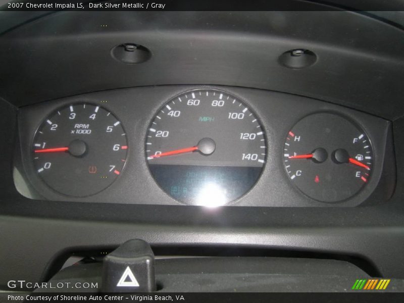 Dark Silver Metallic / Gray 2007 Chevrolet Impala LS