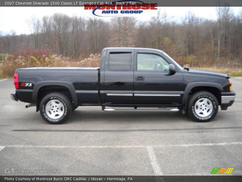 Black / Tan 2007 Chevrolet Silverado 1500 Classic LT Extended Cab 4x4