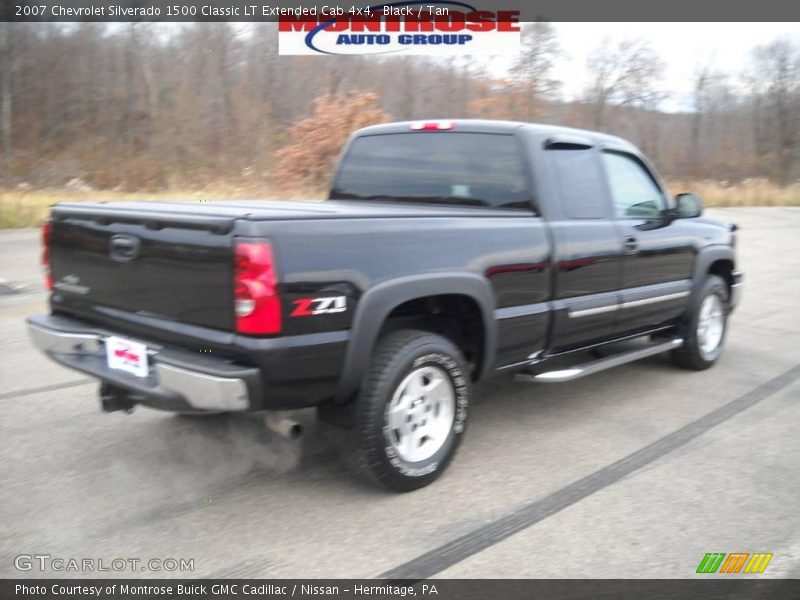 Black / Tan 2007 Chevrolet Silverado 1500 Classic LT Extended Cab 4x4