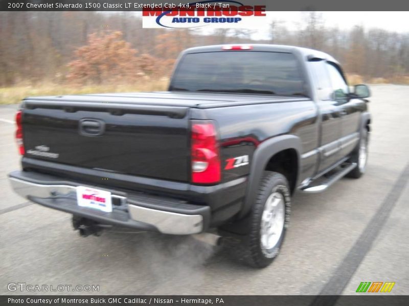 Black / Tan 2007 Chevrolet Silverado 1500 Classic LT Extended Cab 4x4