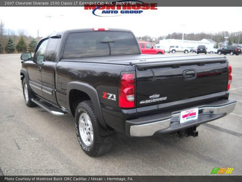 Black / Tan 2007 Chevrolet Silverado 1500 Classic LT Extended Cab 4x4