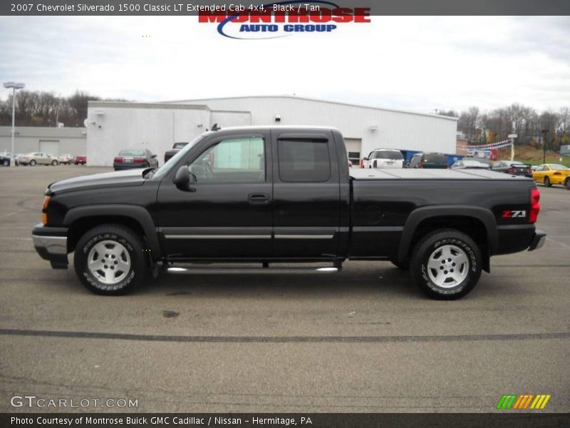 Black / Tan 2007 Chevrolet Silverado 1500 Classic LT Extended Cab 4x4