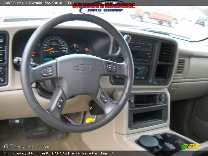 Black / Tan 2007 Chevrolet Silverado 1500 Classic LT Extended Cab 4x4