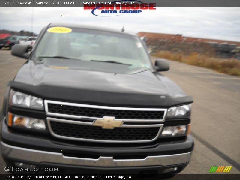 Black / Tan 2007 Chevrolet Silverado 1500 Classic LT Extended Cab 4x4
