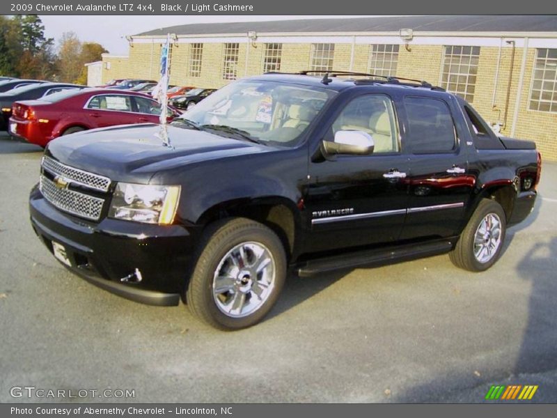 Black / Light Cashmere 2009 Chevrolet Avalanche LTZ 4x4