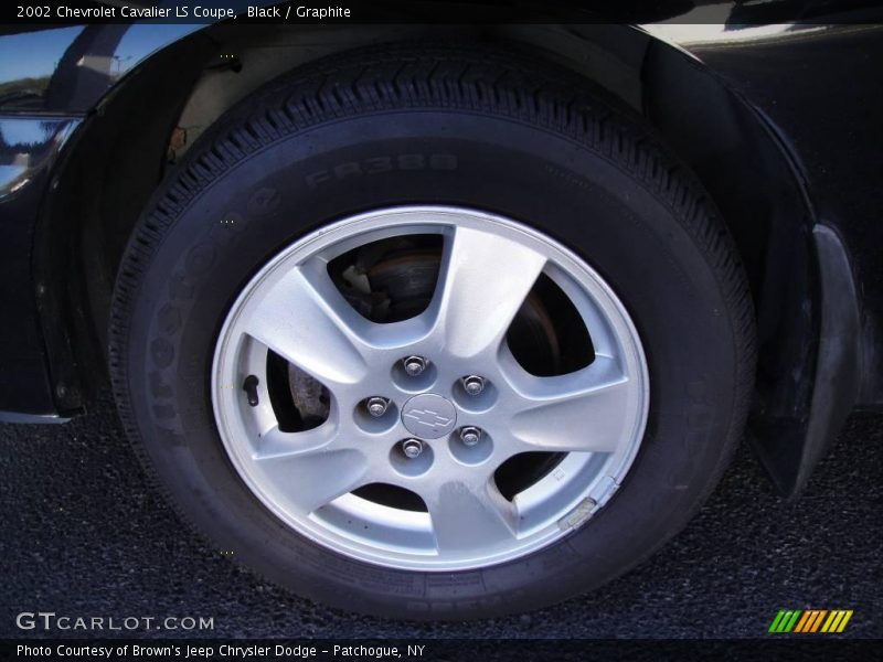 Black / Graphite 2002 Chevrolet Cavalier LS Coupe