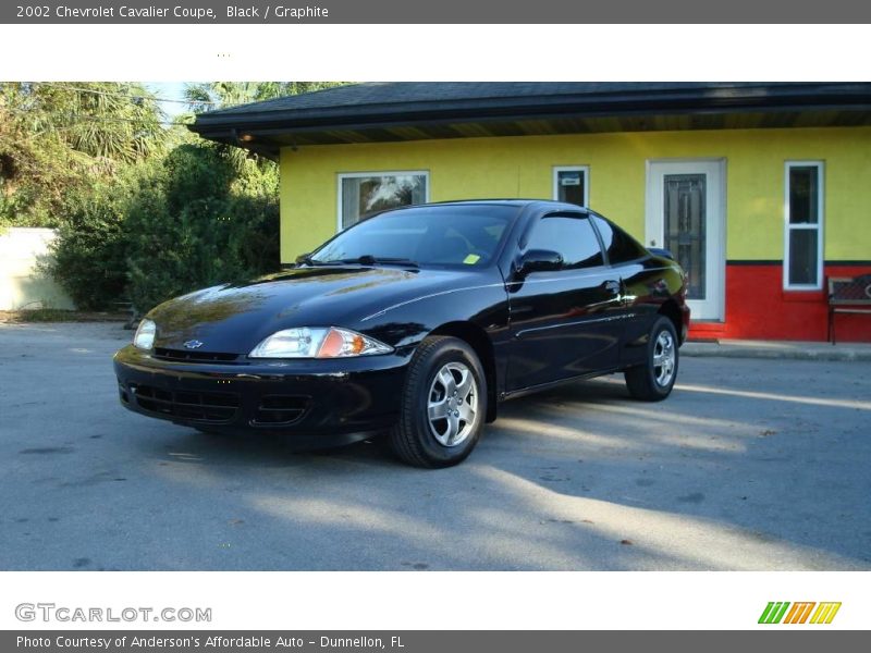 Black / Graphite 2002 Chevrolet Cavalier Coupe