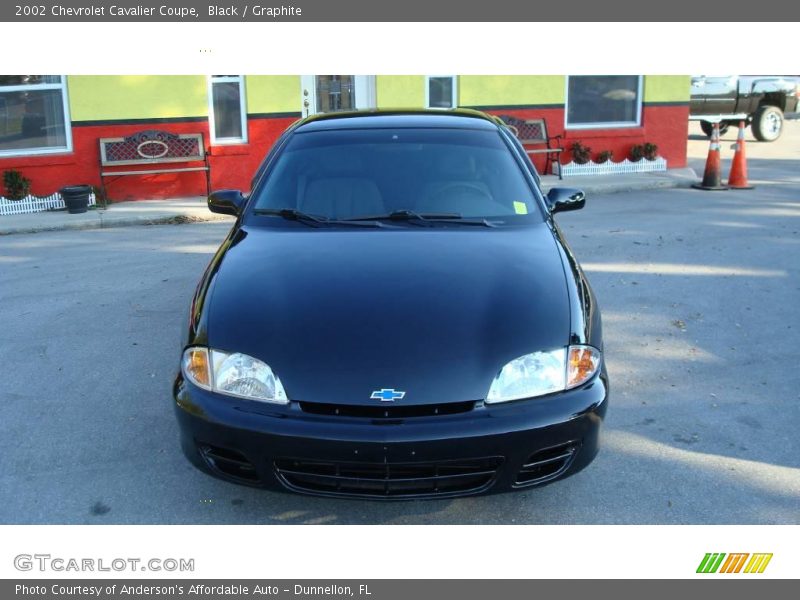 Black / Graphite 2002 Chevrolet Cavalier Coupe