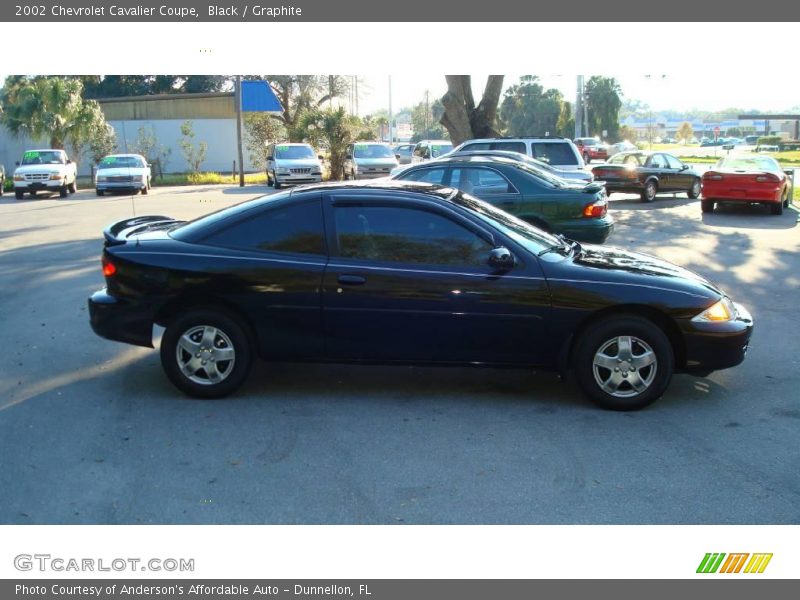 Black / Graphite 2002 Chevrolet Cavalier Coupe