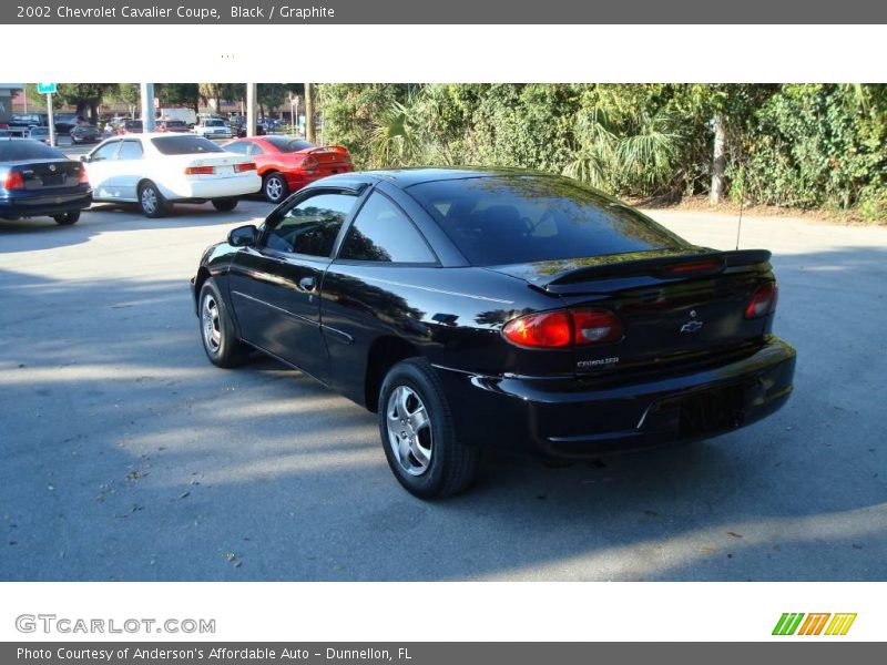 Black / Graphite 2002 Chevrolet Cavalier Coupe