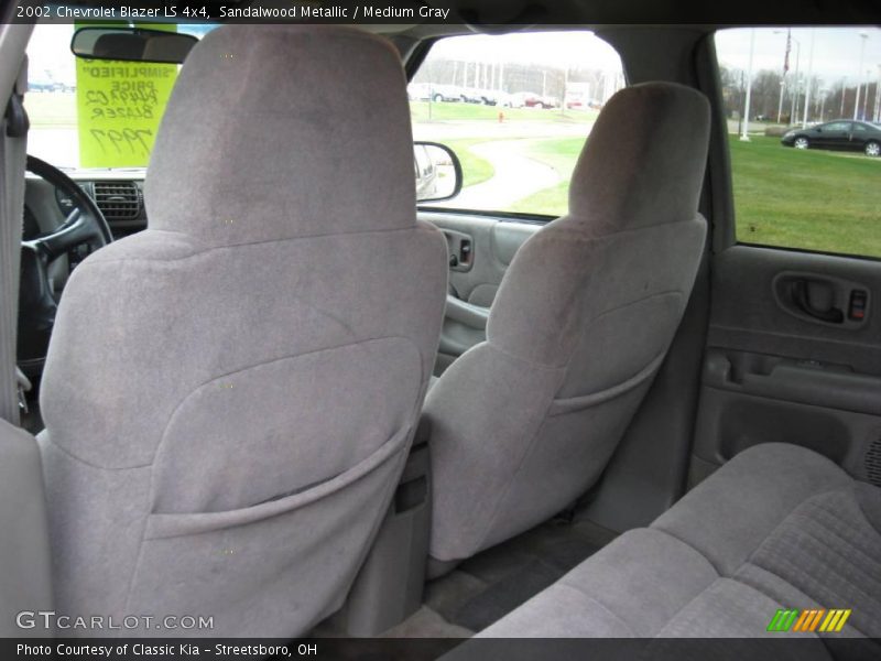 Sandalwood Metallic / Medium Gray 2002 Chevrolet Blazer LS 4x4