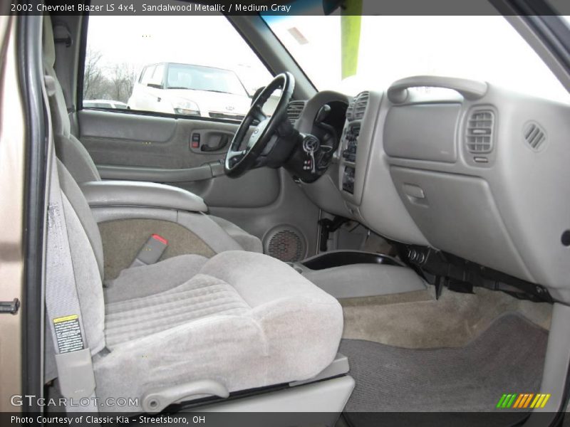 Sandalwood Metallic / Medium Gray 2002 Chevrolet Blazer LS 4x4