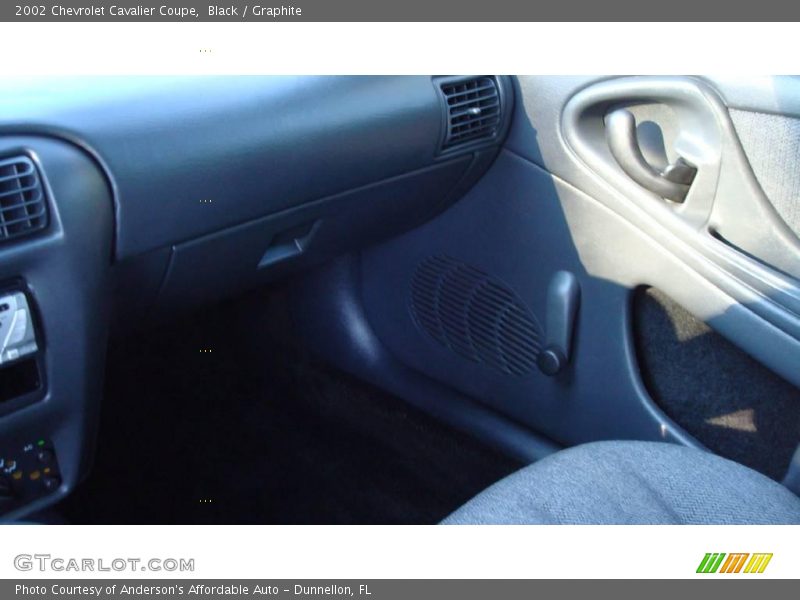Black / Graphite 2002 Chevrolet Cavalier Coupe