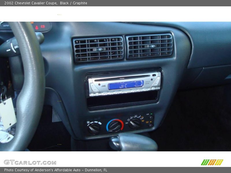 Black / Graphite 2002 Chevrolet Cavalier Coupe