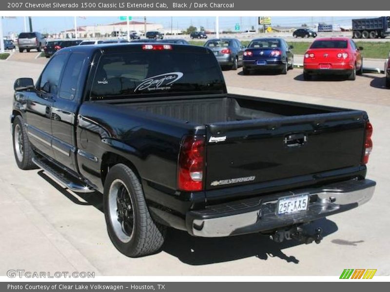 Black / Dark Charcoal 2007 Chevrolet Silverado 1500 Classic LS Extended Cab