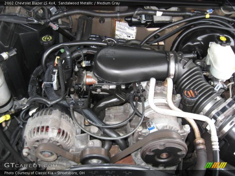 Sandalwood Metallic / Medium Gray 2002 Chevrolet Blazer LS 4x4