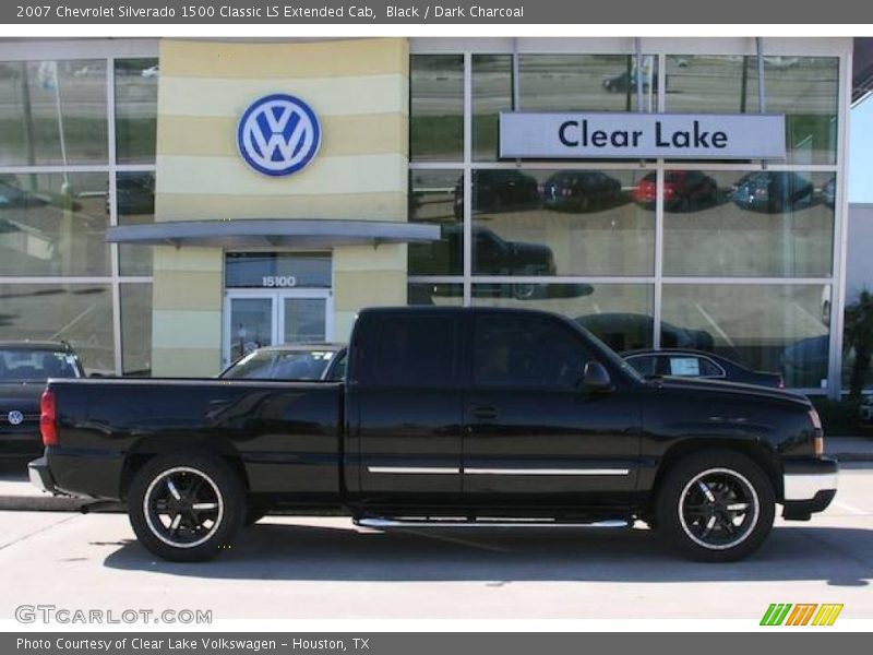 Black / Dark Charcoal 2007 Chevrolet Silverado 1500 Classic LS Extended Cab