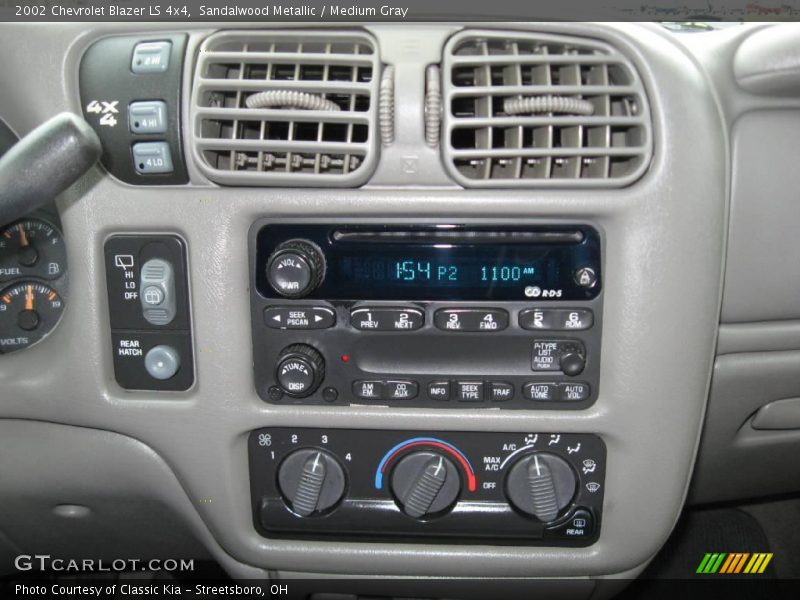 Sandalwood Metallic / Medium Gray 2002 Chevrolet Blazer LS 4x4