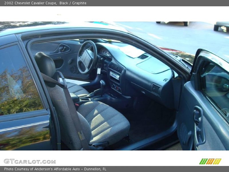 Black / Graphite 2002 Chevrolet Cavalier Coupe