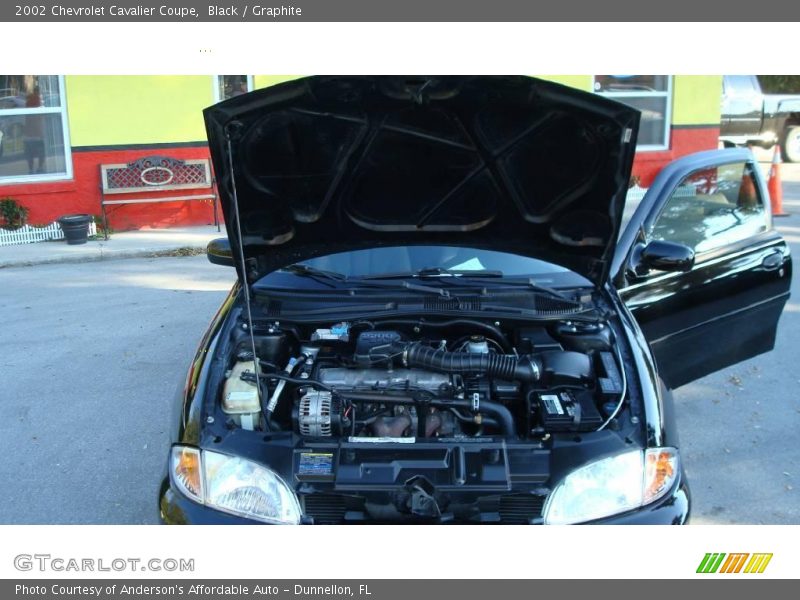 Black / Graphite 2002 Chevrolet Cavalier Coupe