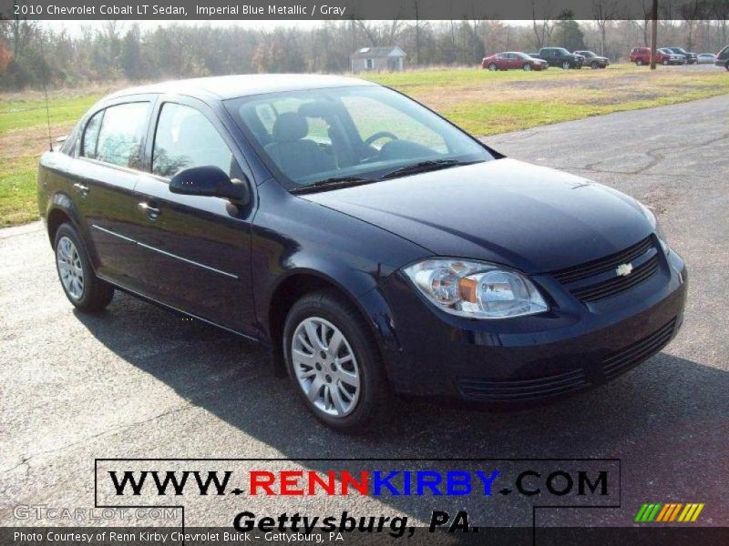 Imperial Blue Metallic / Gray 2010 Chevrolet Cobalt LT Sedan