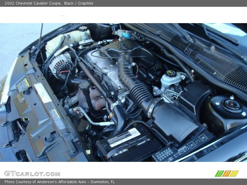 Black / Graphite 2002 Chevrolet Cavalier Coupe