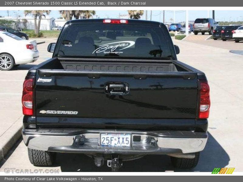 Black / Dark Charcoal 2007 Chevrolet Silverado 1500 Classic LS Extended Cab