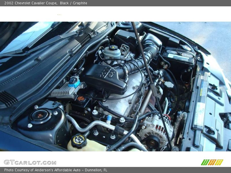 Black / Graphite 2002 Chevrolet Cavalier Coupe
