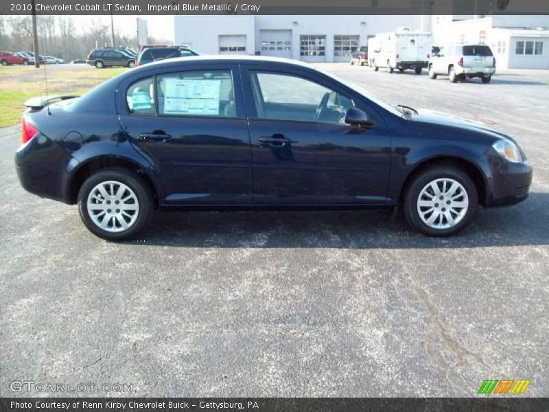 Imperial Blue Metallic / Gray 2010 Chevrolet Cobalt LT Sedan