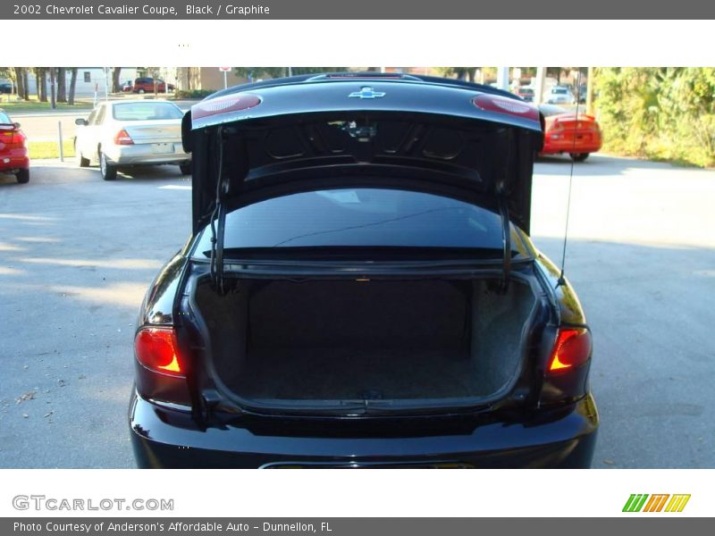 Black / Graphite 2002 Chevrolet Cavalier Coupe