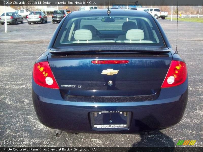 Imperial Blue Metallic / Gray 2010 Chevrolet Cobalt LT Sedan