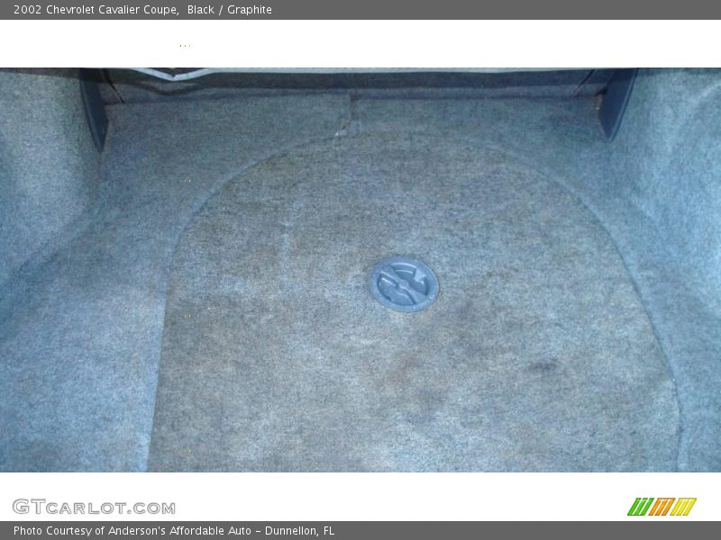 Black / Graphite 2002 Chevrolet Cavalier Coupe