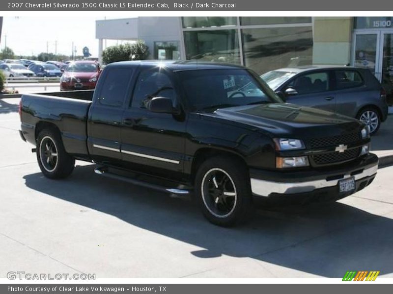 Black / Dark Charcoal 2007 Chevrolet Silverado 1500 Classic LS Extended Cab