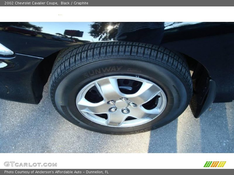 Black / Graphite 2002 Chevrolet Cavalier Coupe