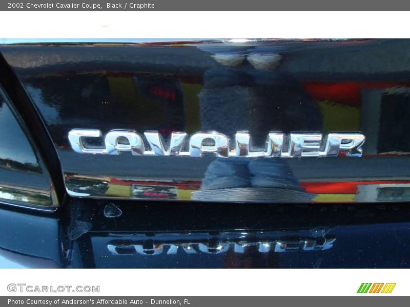 Black / Graphite 2002 Chevrolet Cavalier Coupe