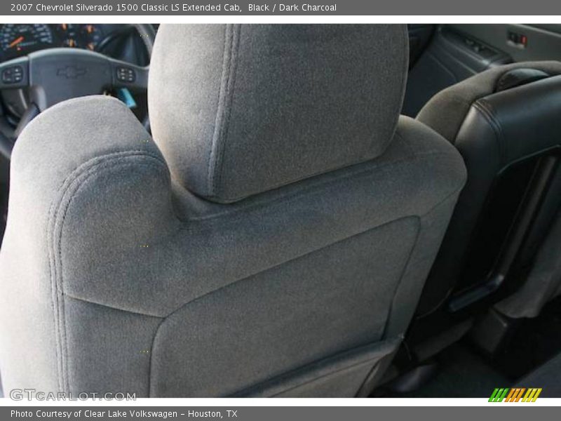 Black / Dark Charcoal 2007 Chevrolet Silverado 1500 Classic LS Extended Cab