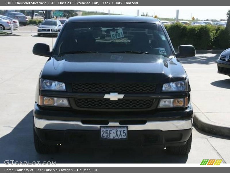 Black / Dark Charcoal 2007 Chevrolet Silverado 1500 Classic LS Extended Cab