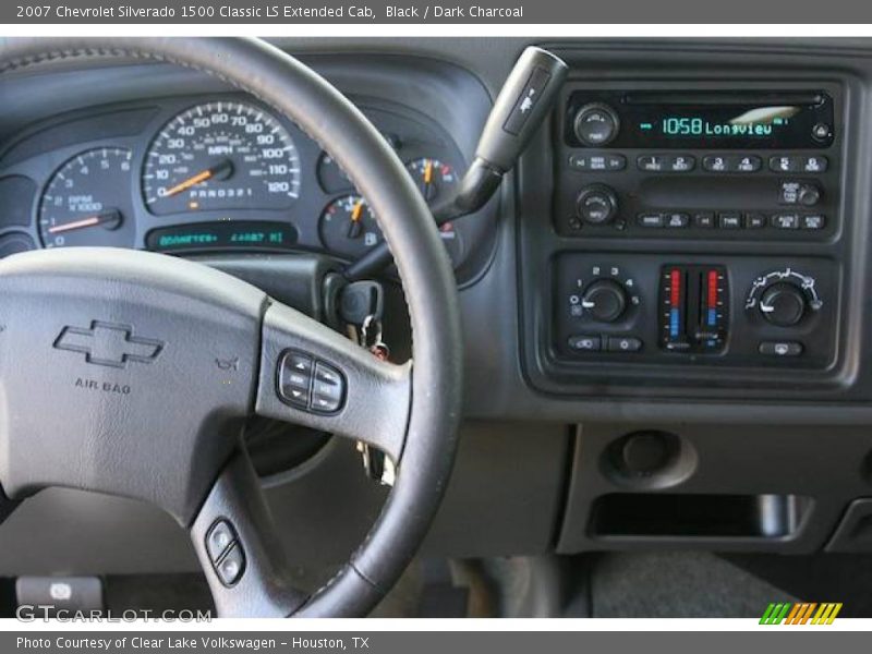 Black / Dark Charcoal 2007 Chevrolet Silverado 1500 Classic LS Extended Cab
